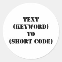 TEXTE (MOT-CLÉ) À (CODE COURT)
