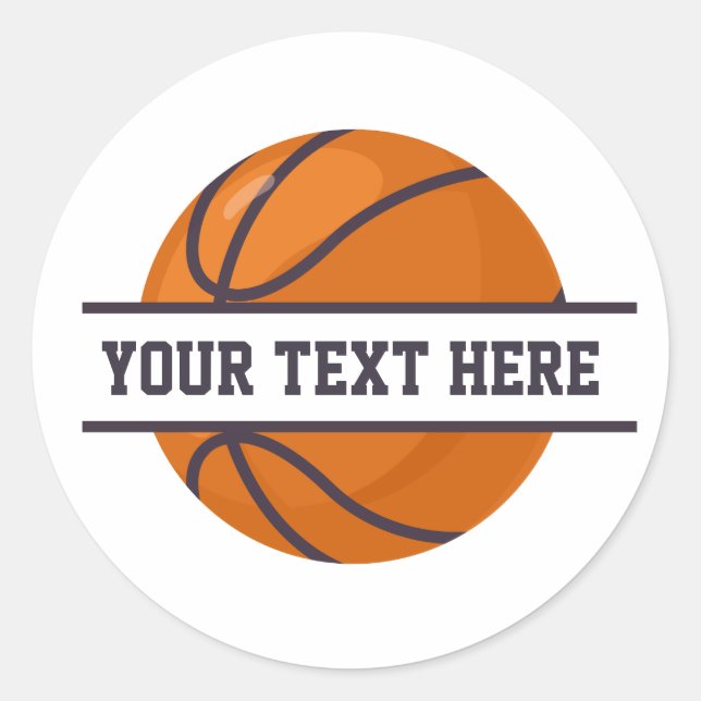 Sticker Rond Texte personnalisé (Devant)