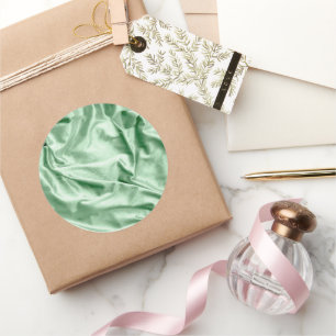 Sticker Rond Texture de tissu 4