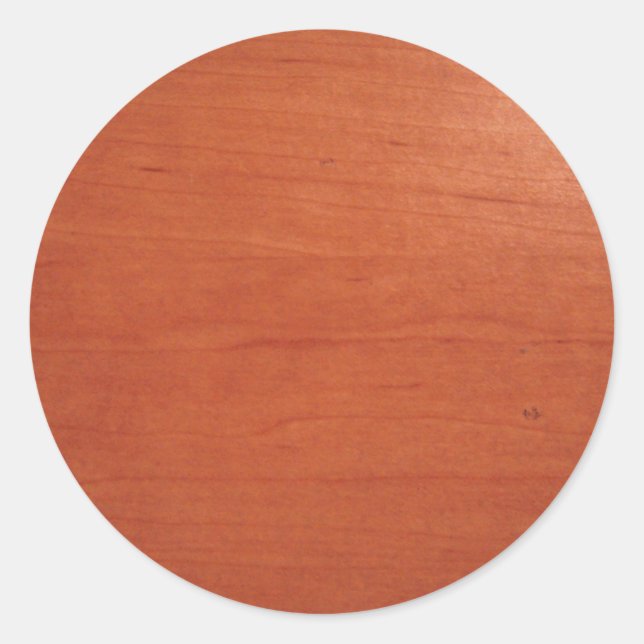 Sticker Rond Texture des grains de bois chauds v.2 (Devant)