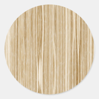 Sticker Rond texture du bois