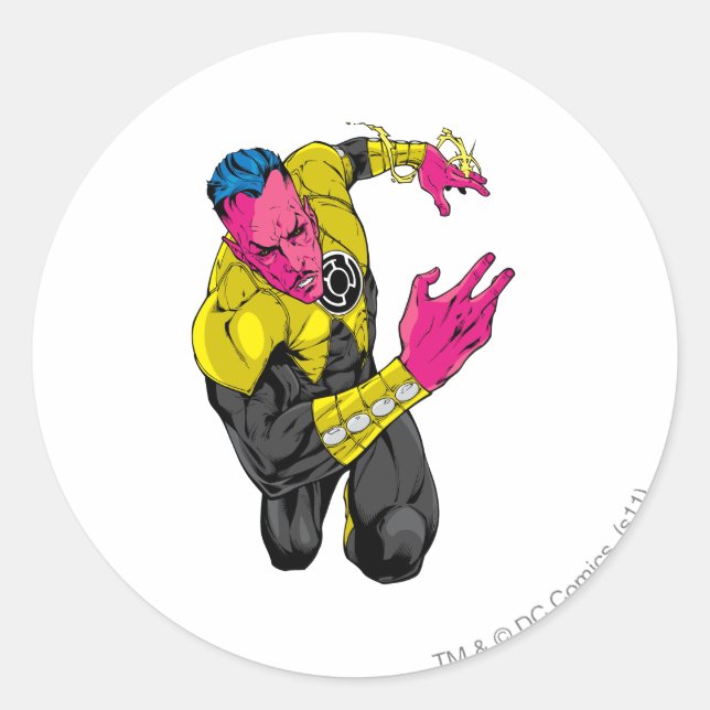 Sticker Rond Thaal Sinestro 7 (Devant)