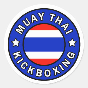 Sticker Rond Thaïlandais de Muay