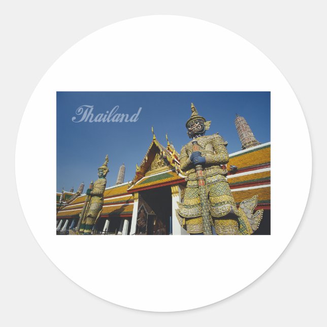 Sticker Rond Thaïlande (Devant)