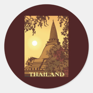 Sticker Rond Thaïlande