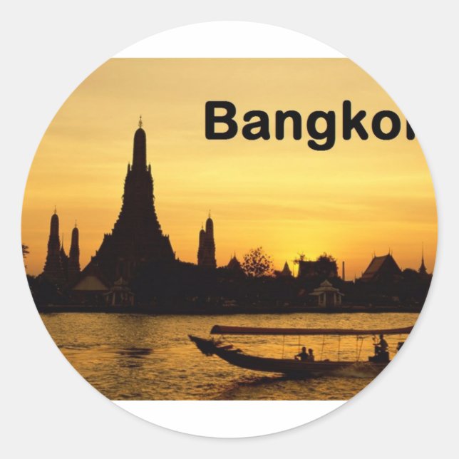 Sticker Rond Thaïlande Bangkok (St.K.) (Devant)