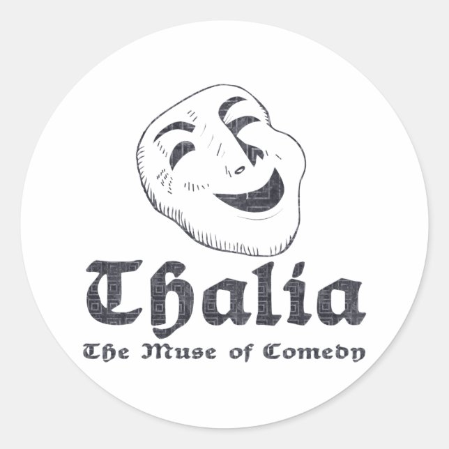 Sticker Rond Thalia (Devant)