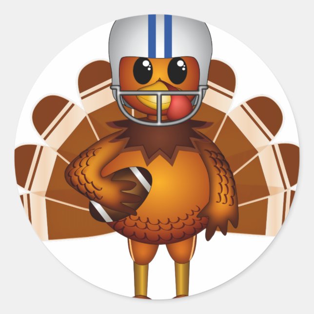 Sticker Rond Thanksgiving (Devant)