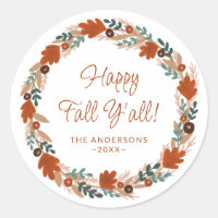 Thanksgiving Autumn Wreath Happy Fall Y’all