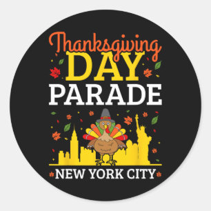 Sticker Rond Thanksgiving Day Parade New York