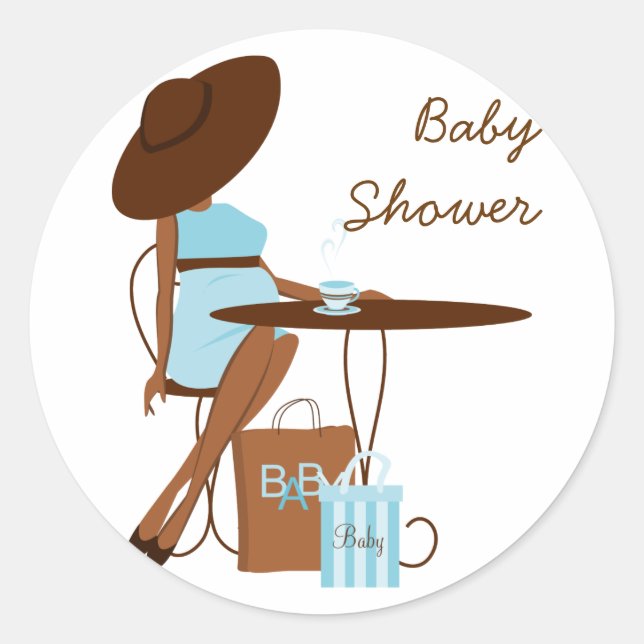 Sticker Rond Thé bébé (Devant)