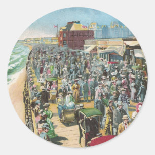 Sticker Rond The Board Walk et Brighton Casino