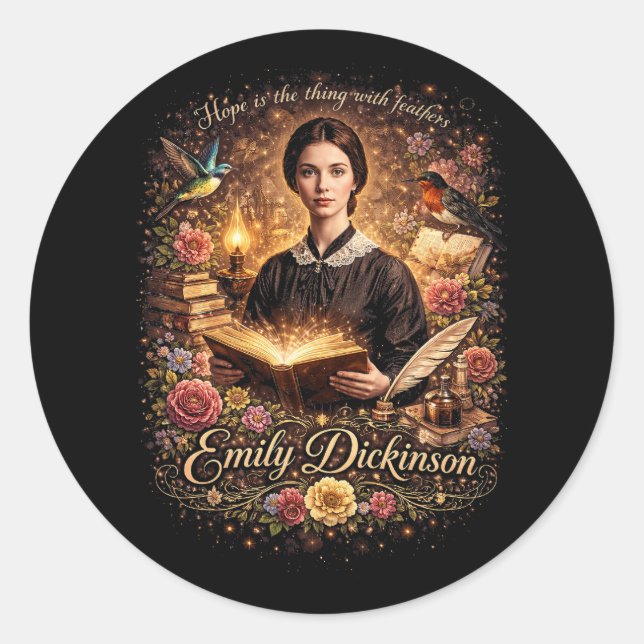 Sticker Rond The Feathered Hope (Devant)