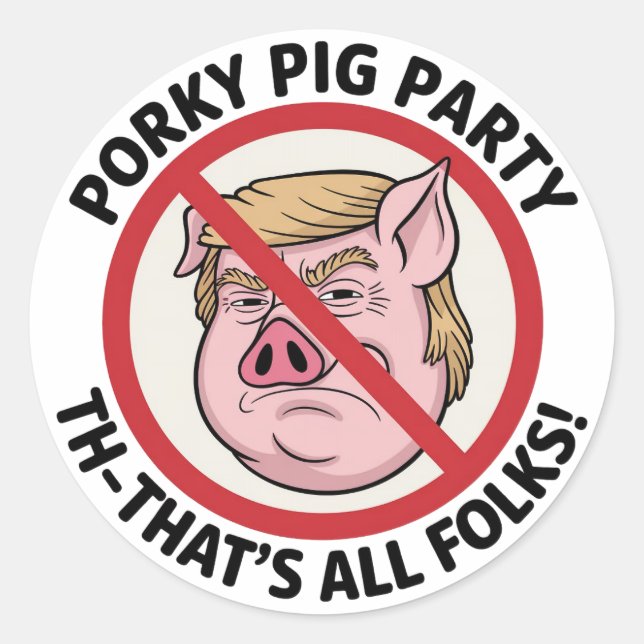 Sticker Rond The Final Snort: Ending the Political Monopoly (Devant)