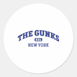 Sticker Rond The Gunks College Style Rock Climbing Area Design 