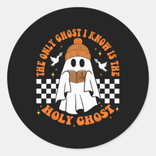 Sticker Rond The Only Ghost I Know