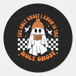 Sticker Rond The Only Ghost I Know