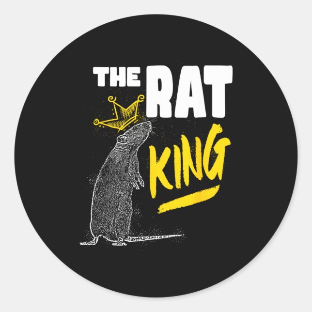 Sticker Rond The Rat King Nutcracker Ballet Dance Animal Mouse  (Devant)