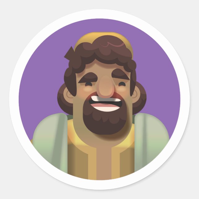 Sticker Rond The Shepherd's Song Stickers: Jacob (Devant)