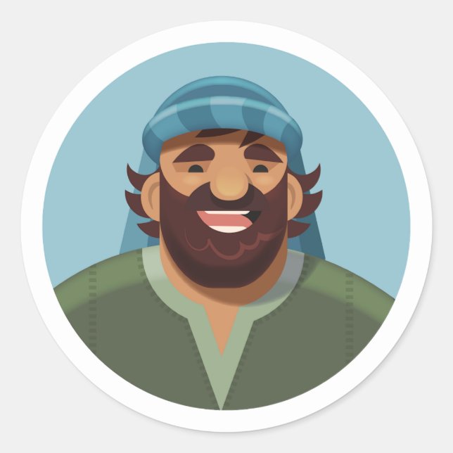 Sticker Rond The Shepherd's Song Stickers: John (Devant)