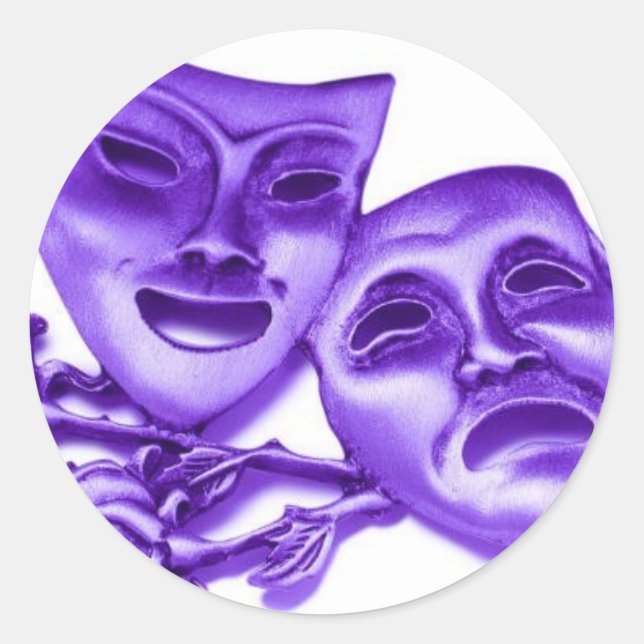 Sticker Rond théâtre (Devant)