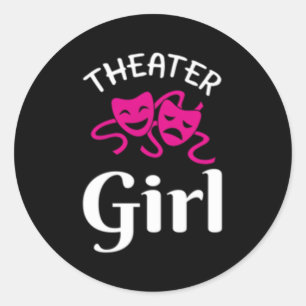 Sticker Rond Théâtre Gif