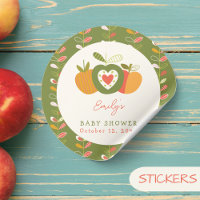 Thème de pomme Whimsical Baby shower d'automne ver