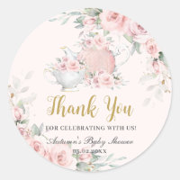 Thème de thé à la mode rétro rose avec fleurs pour