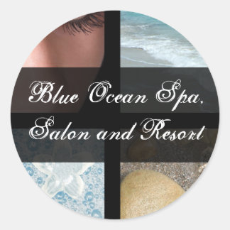 Sticker Rond Thème Luxueux Resort Spa