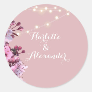 Sticker Rond Thème Sakura