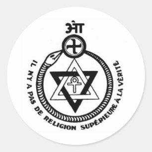 Sticker Rond Theosophie (français)