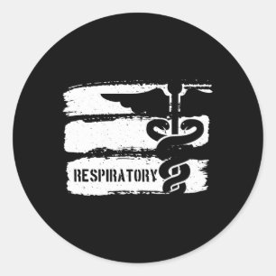 Sticker Rond Thérapie respiratoire Thérapie respiratoire