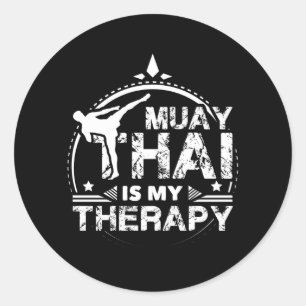 Sticker Rond Thérapie thaïlandaise