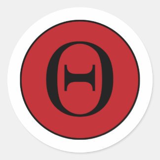 Sticker Rond Theta