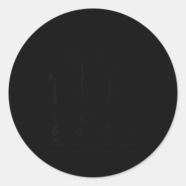 Sticker Rond Thick Thighs And , Funny Saying Quote Gift  (Devant)