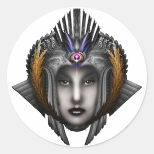 Sticker Rond Thinosia Reine D'Armageddon ISO