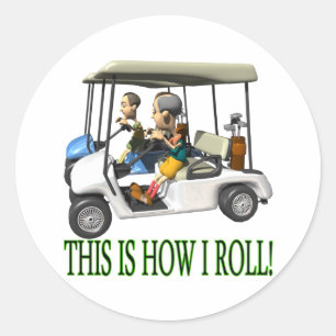 Sticker Rond This Is How I Roll