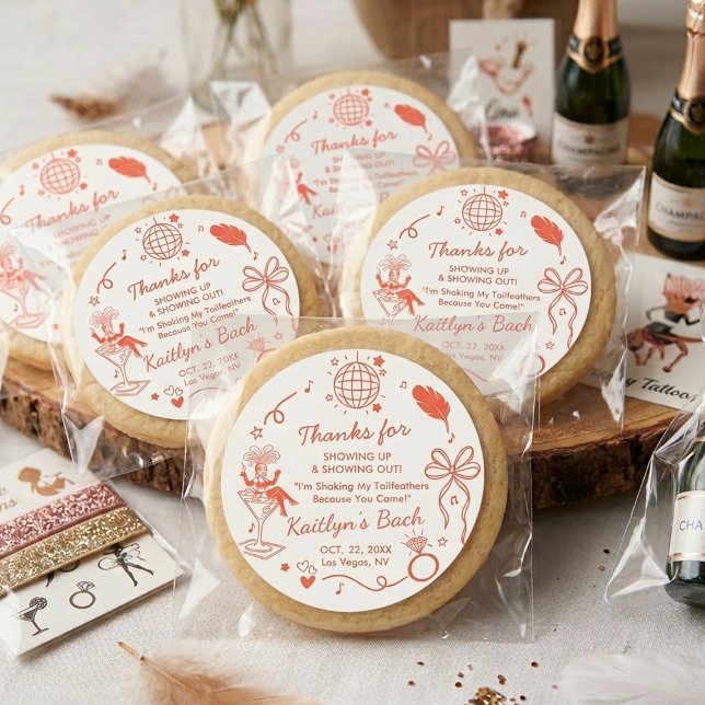 Sticker Rond This Wife Is A Showgirl Bachelorette Party Favor (Créateur téléchargé)