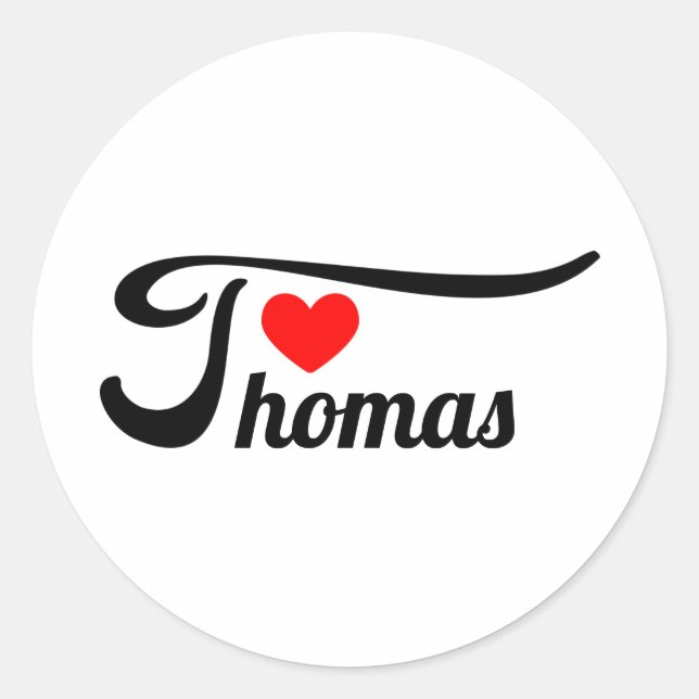 Sticker Rond Thomas (Devant)
