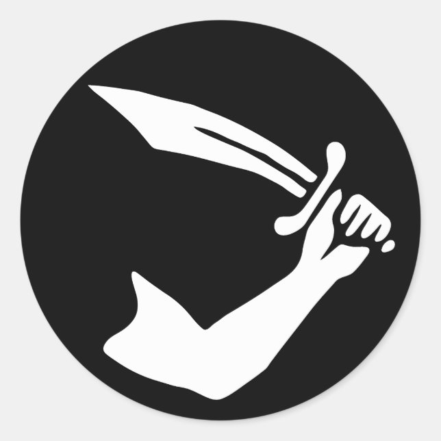 Sticker Rond Thomas Tew (Devant)