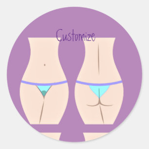 Sticker Rond Thong Panty Thunder_Cove