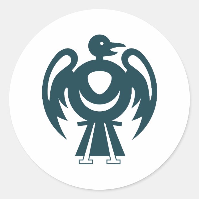 Sticker Rond thunderbird v2 (Devant)