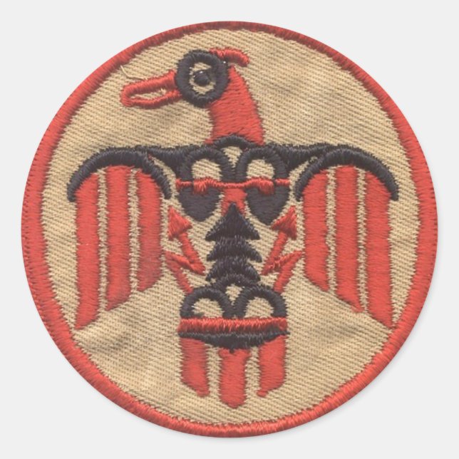 STICKER ROND THUNDERBIRDS (Devant)