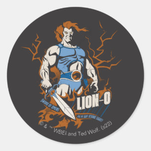 Sticker Rond ThunderCats   Lion-O Graphique électrique