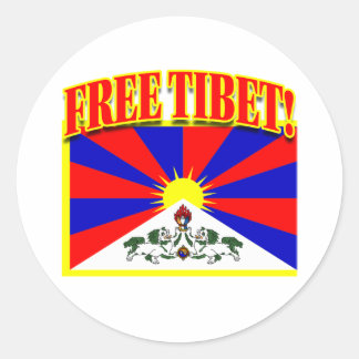 STICKER ROND TIBET GRATUIT