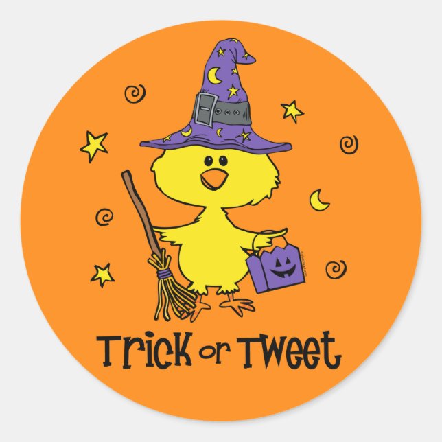 Sticker Rond Ticket ou tweet (Devant)