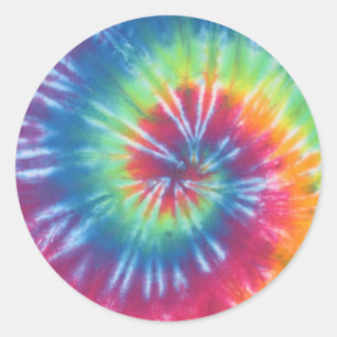 Sticker Rond Tie Dye One