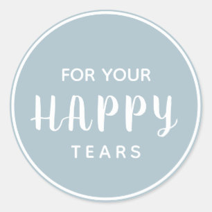 Sticker Rond Tiers heureux mariages   Boîte à tissus