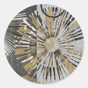 Sticker Rond Tiles d'éclatement III