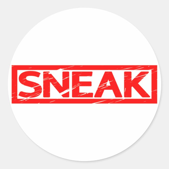 Sticker Rond Timbre à épingle (Devant)